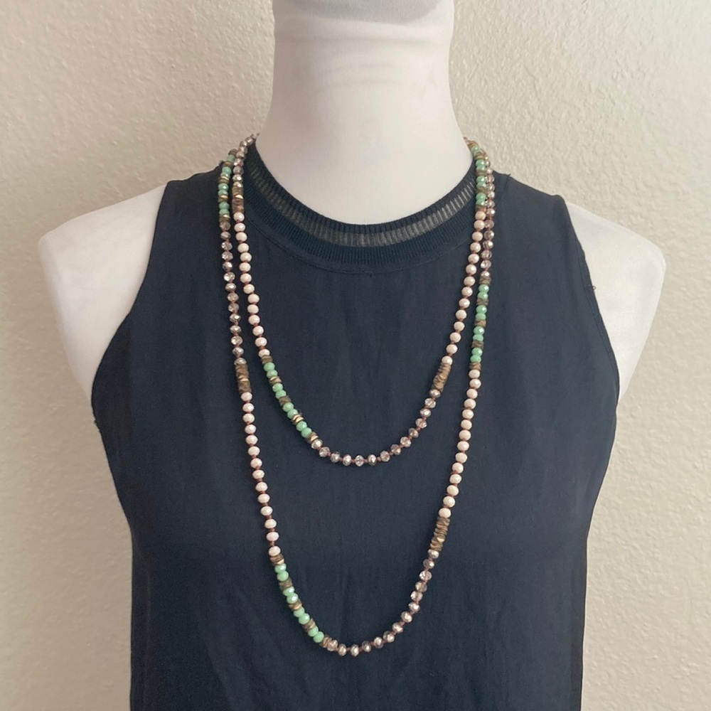 Boho Double Strand Necklace
